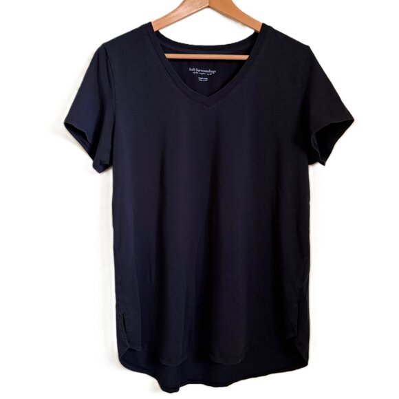 Soft Surroundings BUNDLE - TWO Pima Cotton Short Sleeve Tunic Tee – Petite Large - Picture 3 of 14